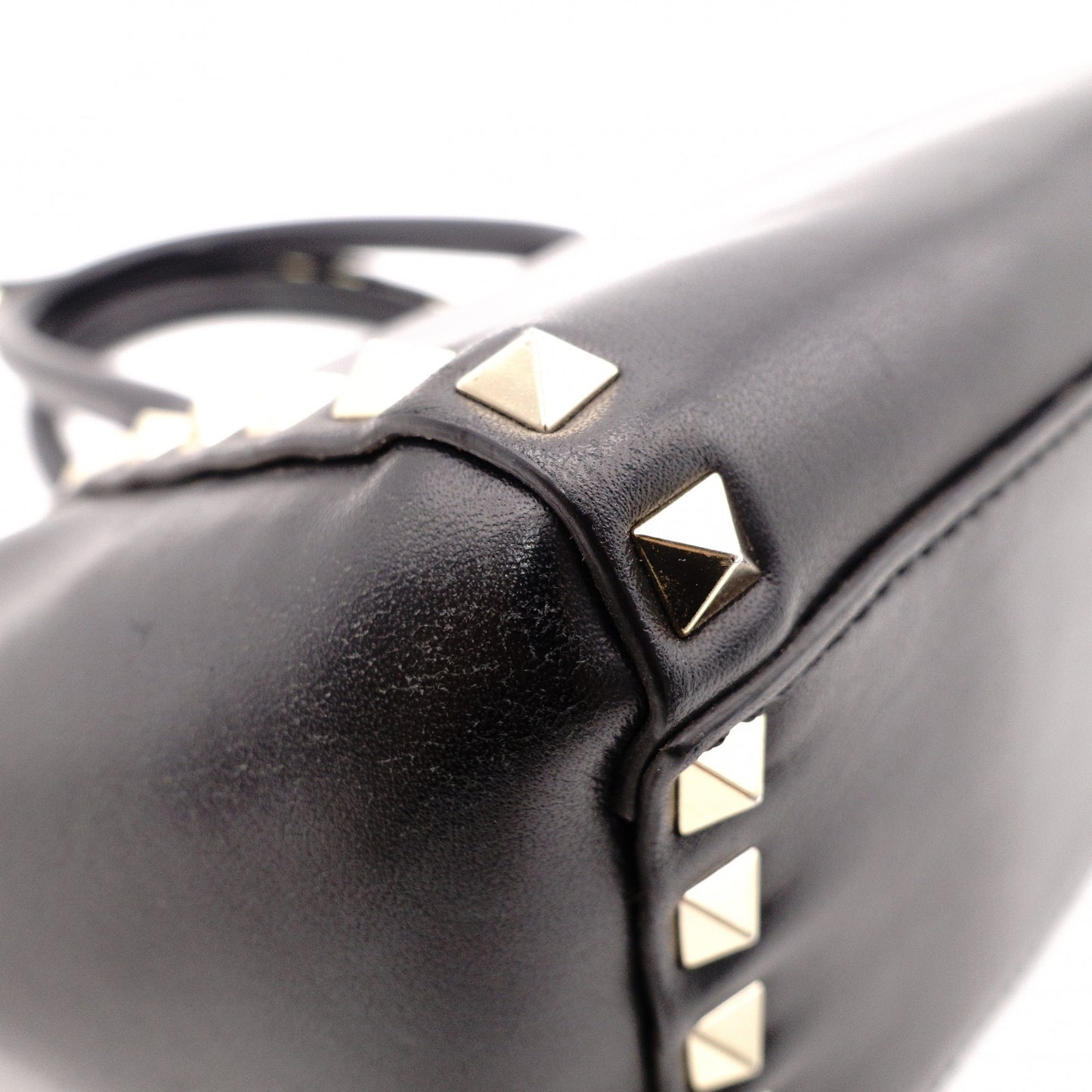 Valentino Garavani Studded Leather 2-Way Handbag
