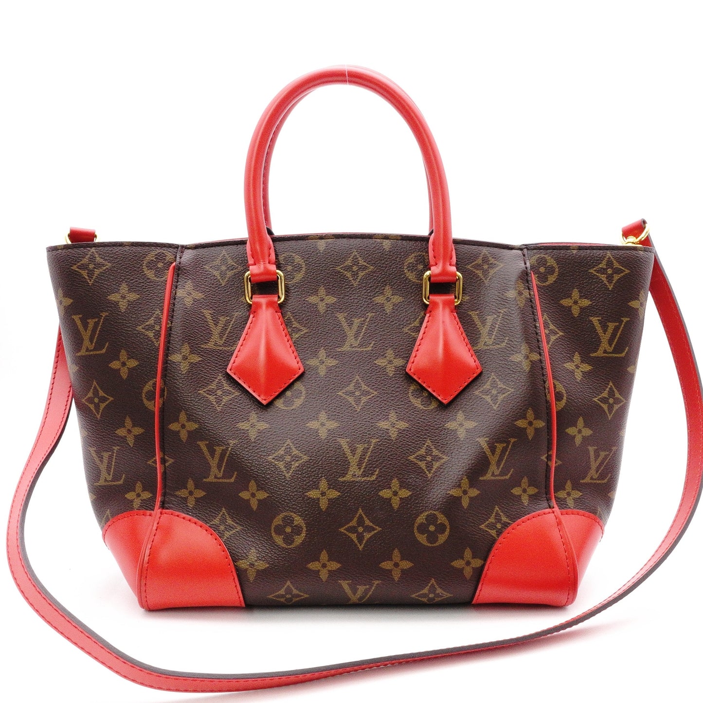 Louis Vuitton Phoenix Monogram Canvas Handbag, PVC/Leather, Brown, 2-Way