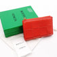 Bottega Veneta Intrecciato Bifold Wallet, Leather, Orange, Simple, Gold Hardware
