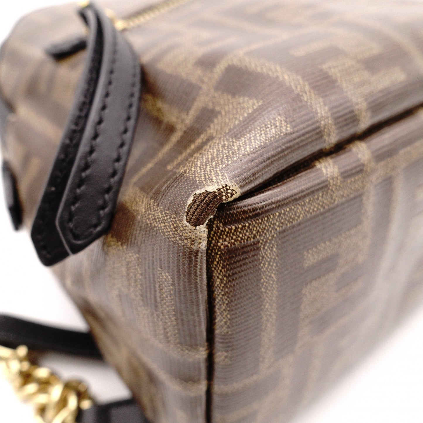 FENDI Mini Backpack Zucca / PVC Brown FF Logo