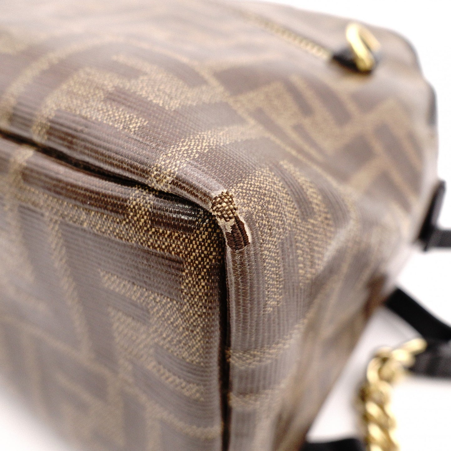 FENDI Mini Backpack Zucca / PVC Brown FF Logo