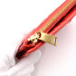 Bottega Veneta Intrecciato Bifold Wallet, Leather, Orange, Simple, Gold Hardware