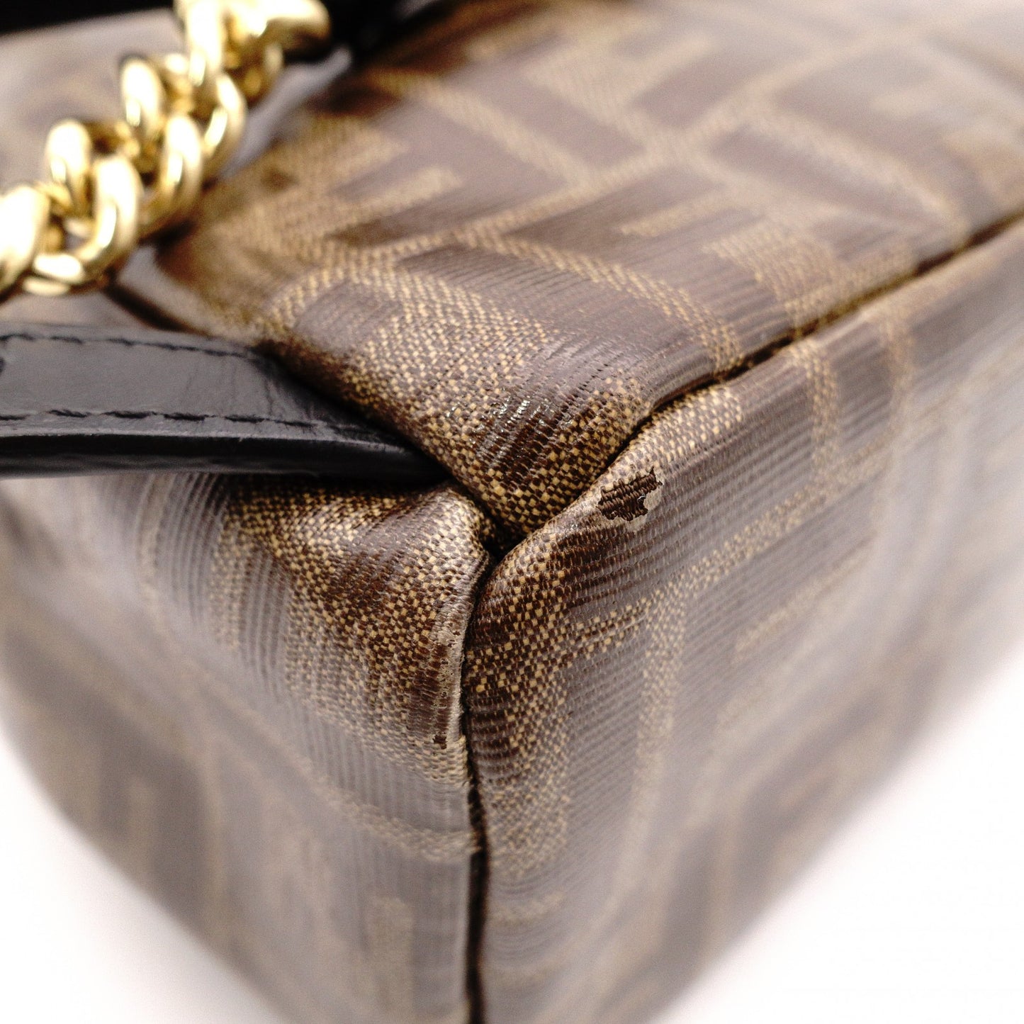 FENDI Mini Backpack Zucca / PVC Brown FF Logo