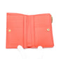 Bottega Veneta Intrecciato Bifold Wallet, Leather, Orange, Simple, Gold Hardware