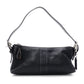 Old Coach Handbag, Leather, Black, Single-Shoulder Bag, Charm, Silver Hardware