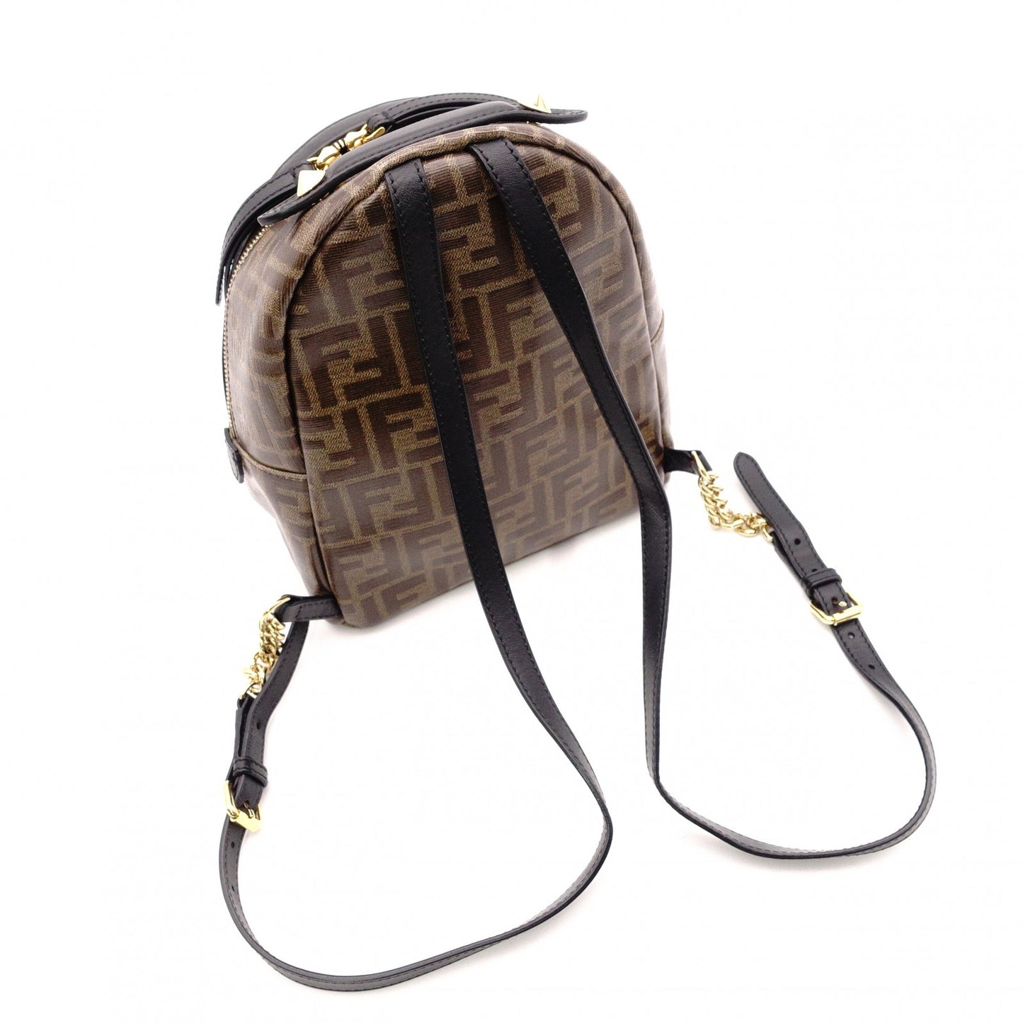 FENDI Mini Backpack Zucca / PVC Brown FF Logo