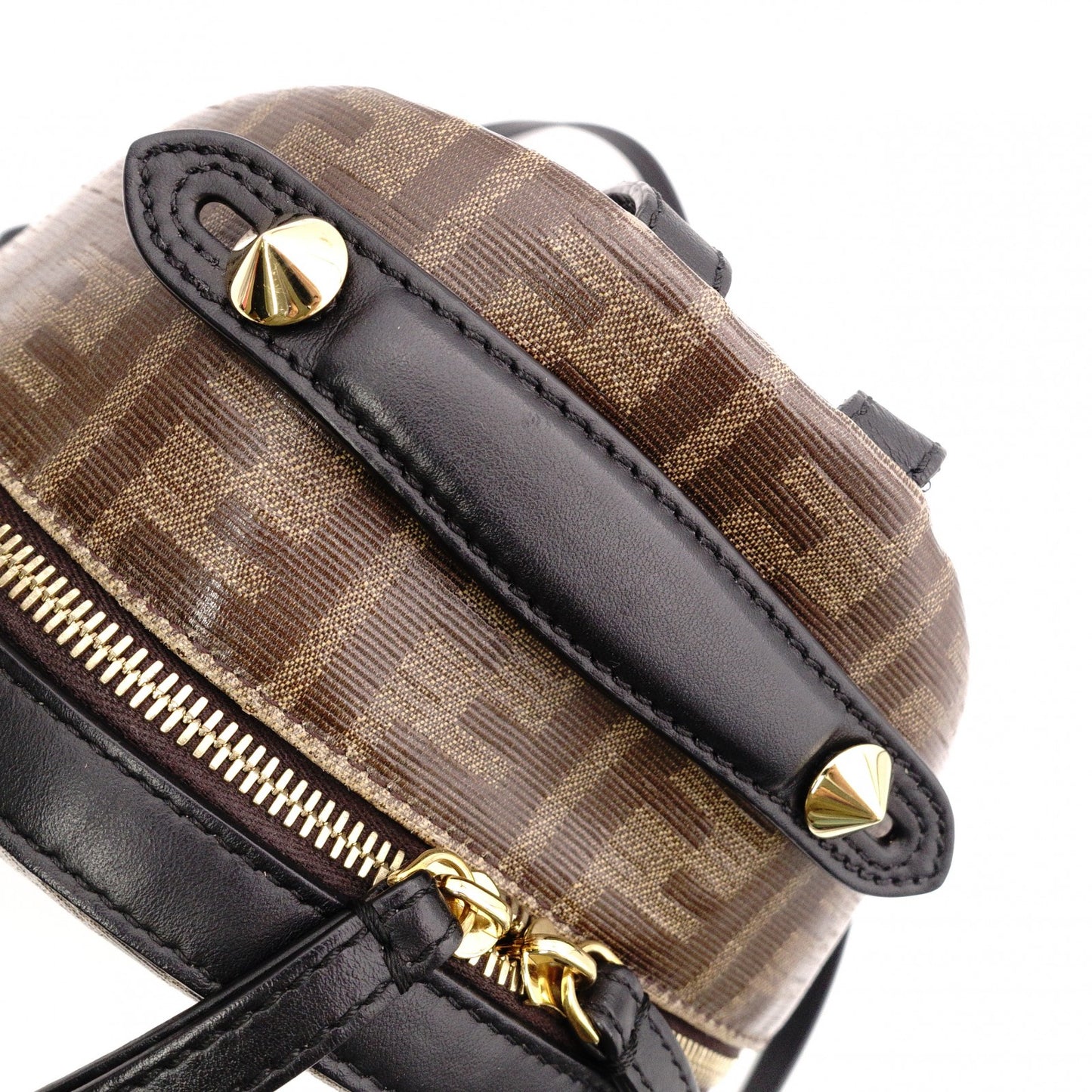 FENDI Mini Backpack Zucca / PVC Brown FF Logo