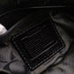 Old Coach Handbag, Leather, Black, Single-Shoulder Bag, Charm, Silver Hardware