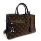 Louis Vuitton LOUIS VUITTON Monogram Canvas Popincourt PM Handbag M43434 Brown × Blue 2-Way Crossbody 7-9-511
