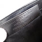 BALENCIAGA Navy Pouch Shoulder Bag, Canvas, Black