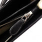 BALENCIAGA Navy Pouch Shoulder Bag, Canvas, Black