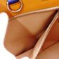 LOUIS VUITTON Shopper Tote MINI Handbag Leather Orange Blue 2-Way Crossbody Logo