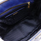 PRADA Galleria Handbag, Leather, Blue Tote Bag, Gold Hardware, Triangle Logo