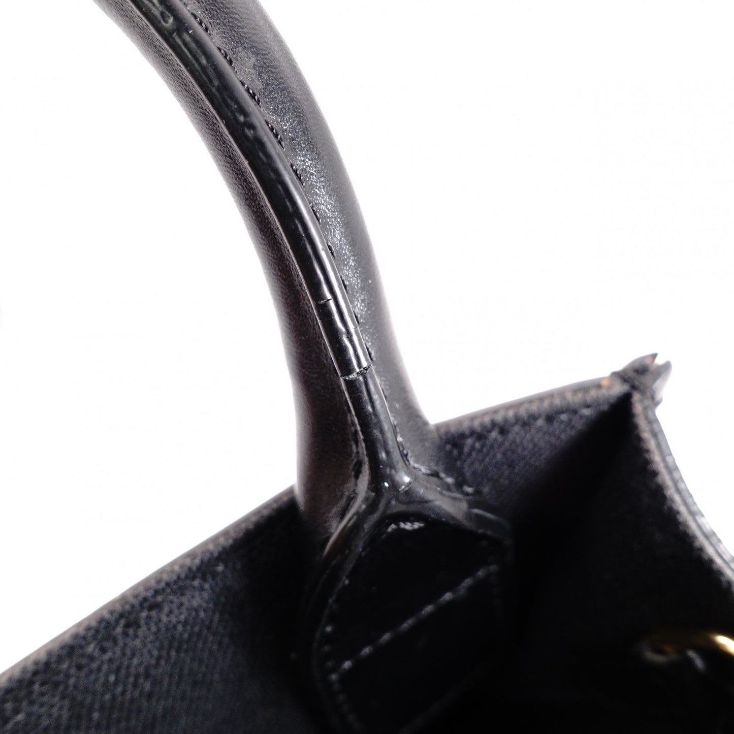 CELINE Mini Vertical Cabas Shoulder Bag, Canvas, Black, 2-Way