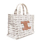 CELINE Triomphe Small Cabas Tais Handbag, Canvas/Leather, Beige, 2-Way, Logo
