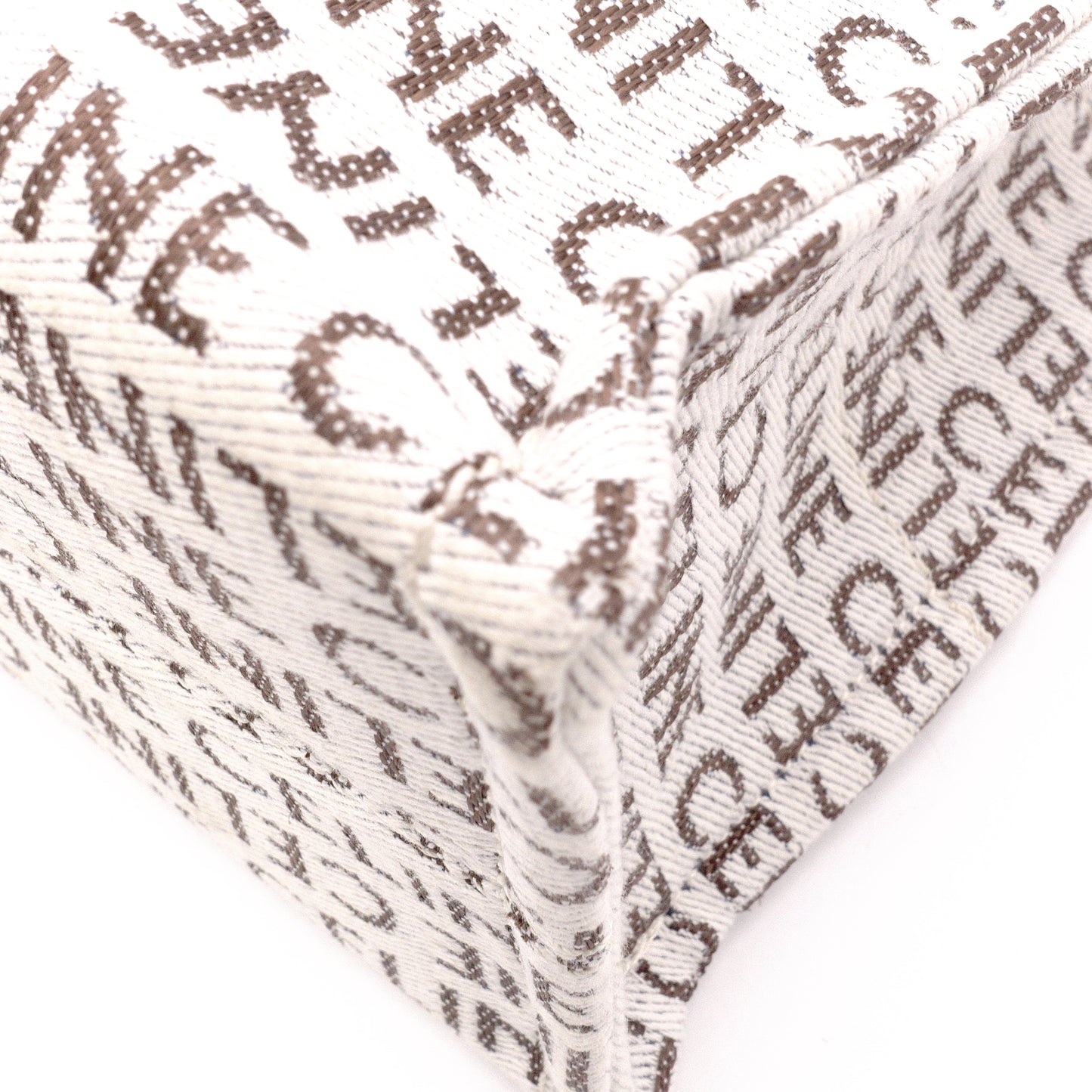 CELINE Triomphe Small Cabas Tais Handbag, Canvas/Leather, Beige, 2-Way, Logo