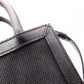 CELINE Mini Vertical Cabas Shoulder Bag, Canvas, Black, 2-Way