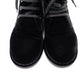 CHANEL Short Boots Black Velvet Black CC Logo Short Boots Size 37.5 Approx. 9.6" R801839