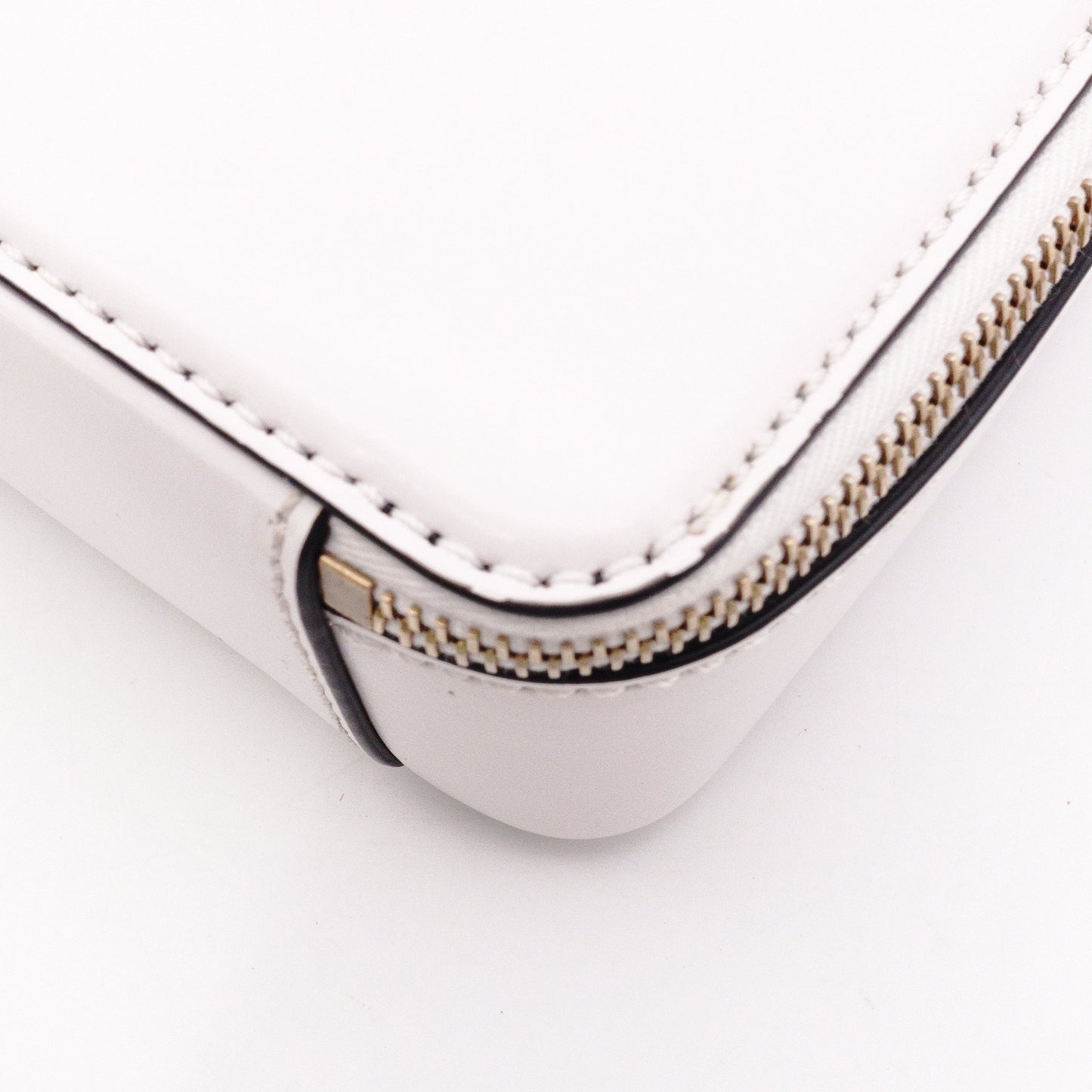 Valentino Garavani Camera Bag, Shoulder Bag, Leather, White, Crossbody, V Logo