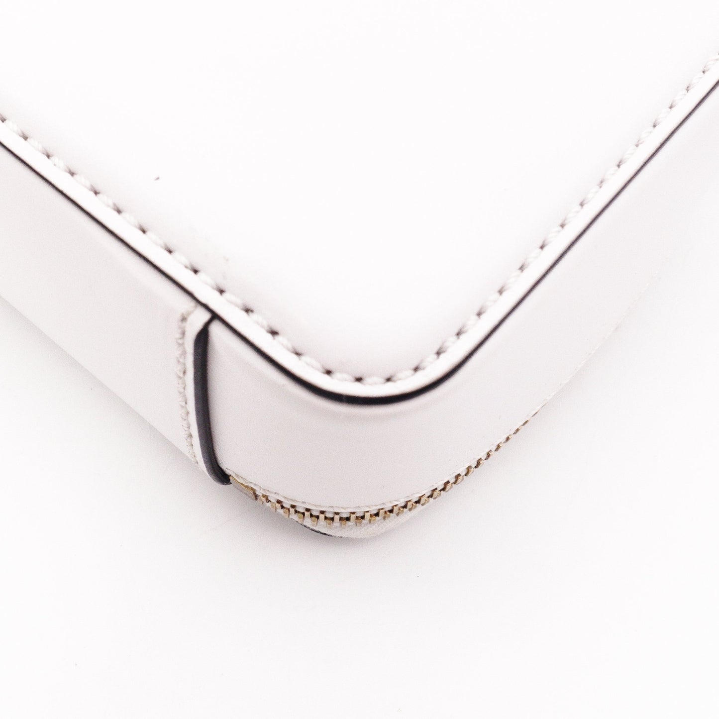 Valentino Garavani Camera Bag, Shoulder Bag, Leather, White, Crossbody, V Logo