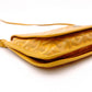 GOYARD Plume Pouch Wallet Shoulder Bag, Leather/PVC, Yellow, Crossbody, Silver Hardware