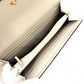 GUCCI Sherry Line Long Wallet, PVC/Leather, Beige, GG Logo, Gold Hardware