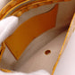 GOYARD Plume Pouch Wallet Shoulder Bag, Leather/PVC, Yellow, Crossbody, Silver Hardware