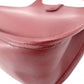 HERMES Evelyn GM Shoulder Bag, Leather, Red, □H Engraving, Silver Hardware