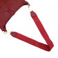 HERMES Evelyn GM Shoulder Bag, Leather, Red, □H Engraving, Silver Hardware