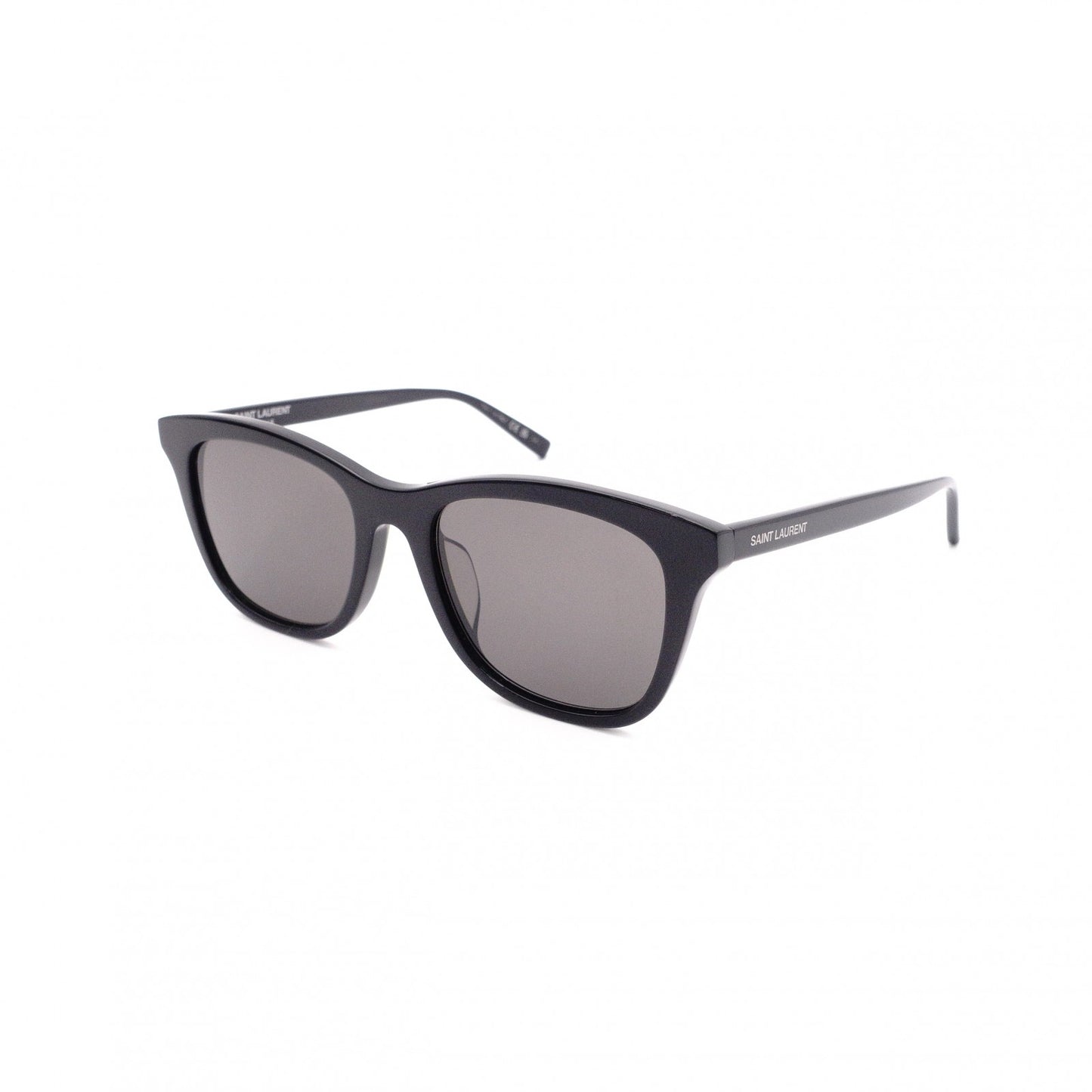 SAINT LAURENT Sunglasses, Plastic, Black, with Case, YSL