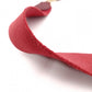 HERMES Evelyn GM Shoulder Bag, Leather, Red, □H Engraving, Silver Hardware