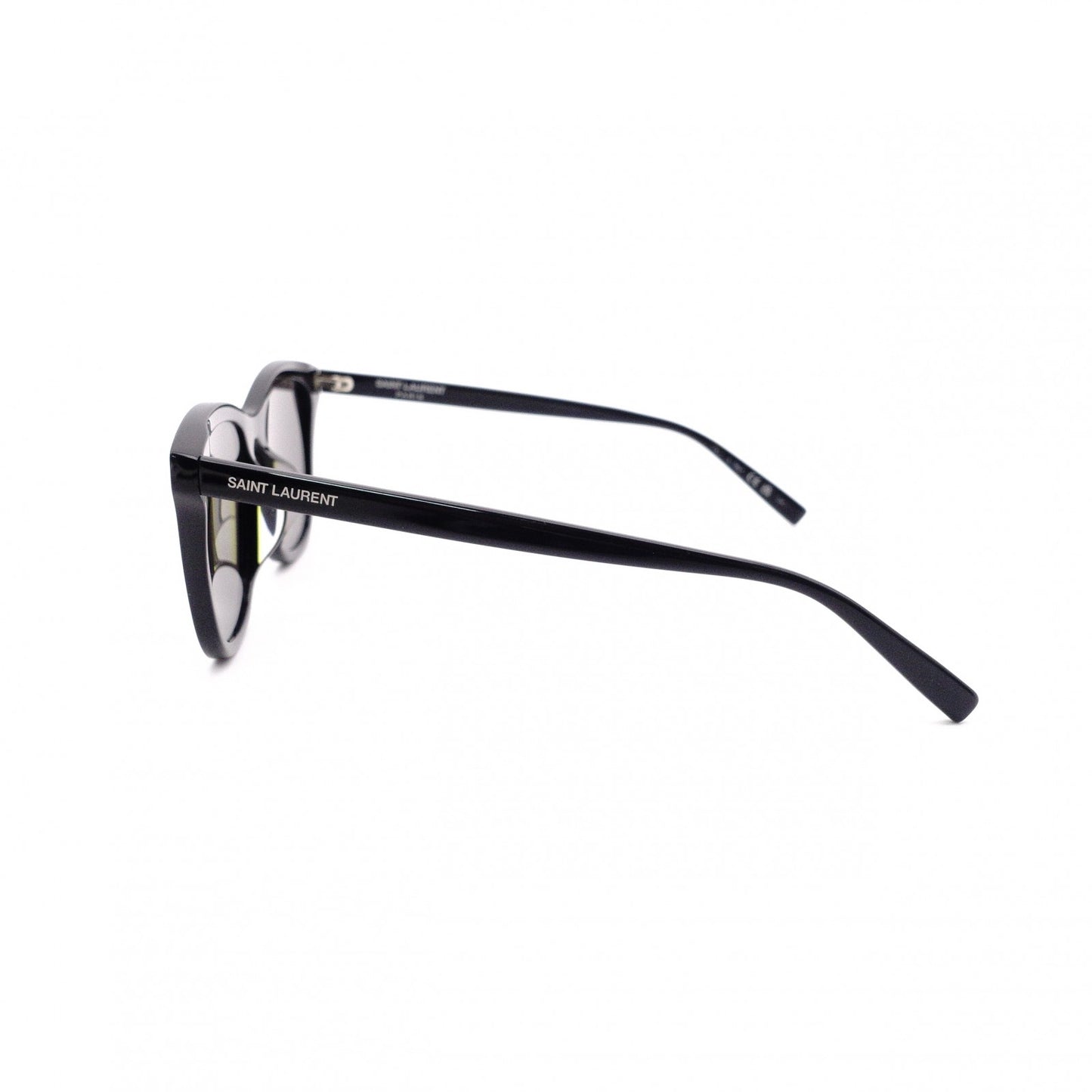 SAINT LAURENT Sunglasses, Plastic, Black, with Case, YSL