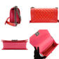 CHANEL Boy Chanel Patent Leather 2-Way Coral Red Shoulder Bag Red Women's Simple 6-10-988