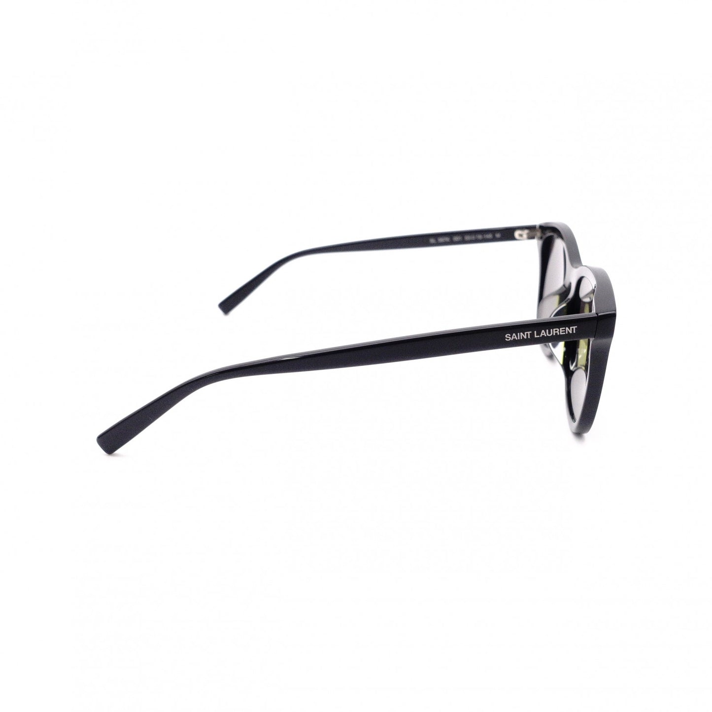 SAINT LAURENT Sunglasses, Plastic, Black, with Case, YSL