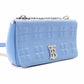 BURBERRY Small Laura Satchel Bag, Shoulder Bag, Leather, Blue, Crossbody, TB Logo, Silver Hardware
