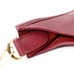 HERMES Evelyn GM Shoulder Bag, Leather, Red, □H Engraving, Silver Hardware