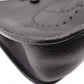 HERMES Evelyn GM Shoulder Bag, Leather, Black, Taurillon Clemence