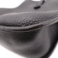 HERMES Evelyn GM Shoulder Bag, Leather, Black, Taurillon Clemence