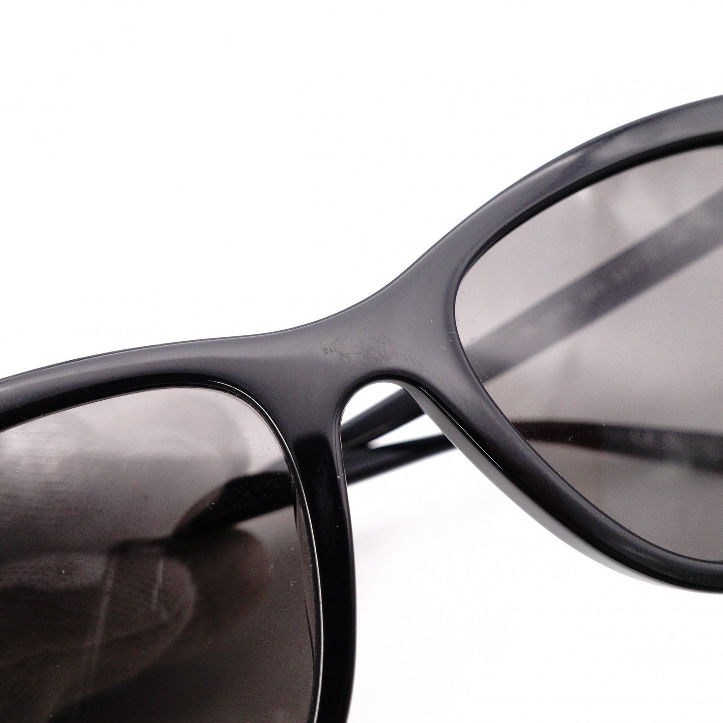 SAINT LAURENT Sunglasses, Plastic, Black, with Case, YSL