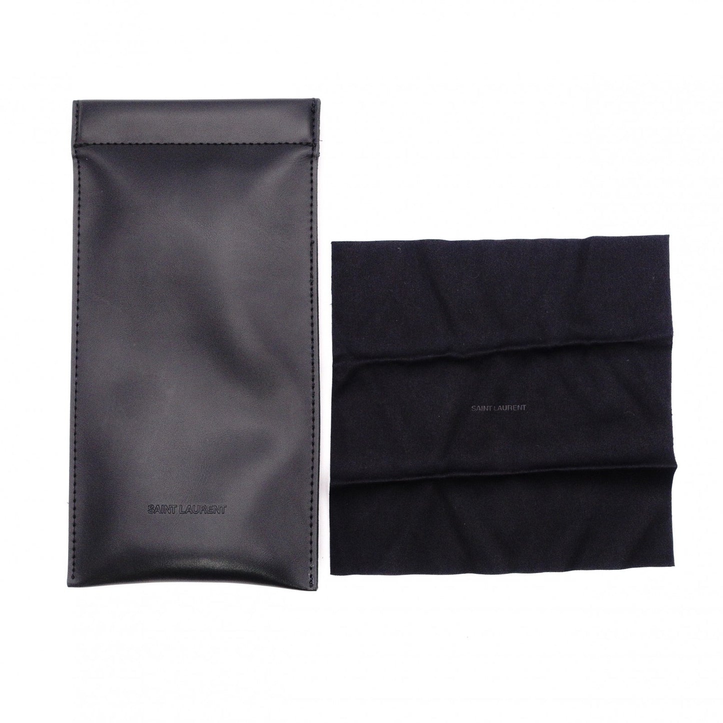 SAINT LAURENT Sunglasses, Plastic, Black, with Case, YSL