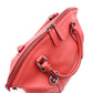GUCCI Interlocking Handbag, Leather, Orange-Toned, 2-Way Crossbody, Silver Hardware, GG Logo