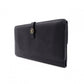 CHANEL Long Wallet, Leather, Black, CC Logo, Gold Hardware, Vintage
