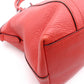 GUCCI Interlocking Handbag, Leather, Orange-Toned, 2-Way Crossbody, Silver Hardware, GG Logo