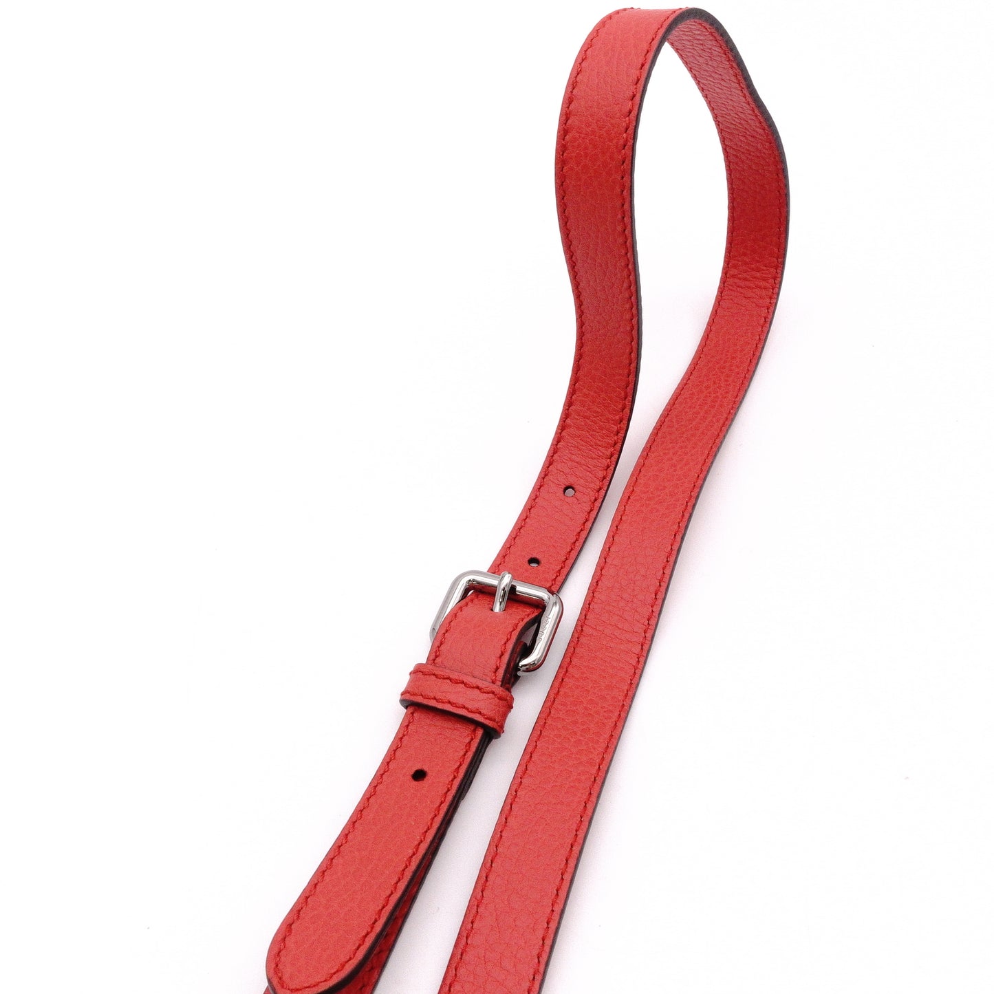 GUCCI Interlocking Handbag, Leather, Orange-Toned, 2-Way Crossbody, Silver Hardware, GG Logo