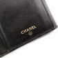 CHANEL Long Wallet, Leather, Black, CC Logo, Gold Hardware, Vintage