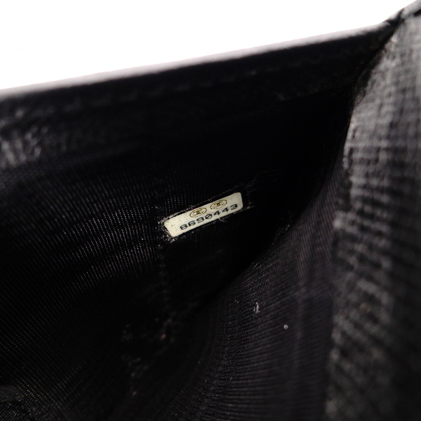 CHANEL Long Wallet, Leather, Black, CC Logo, Gold Hardware, Vintage