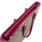 GUCCI GG Supreme Tote Bag, PVC Leather, Beige, Red, Pink, Shoulder Bag, GG Logo