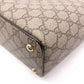 GUCCI GG Supreme Tote Bag, PVC Leather, Beige, Red, Pink, Shoulder Bag, GG Logo