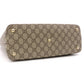 GUCCI GG Supreme Tote Bag, PVC Leather, Beige, Red, Pink, Shoulder Bag, GG Logo