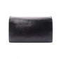 GUCCI Mini Interlocking Shoulder Bag, Leather, Black, GG Logo, Gold Hardware